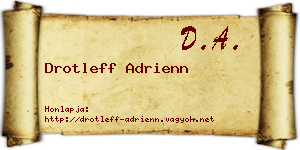 Drotleff Adrienn névjegykártya